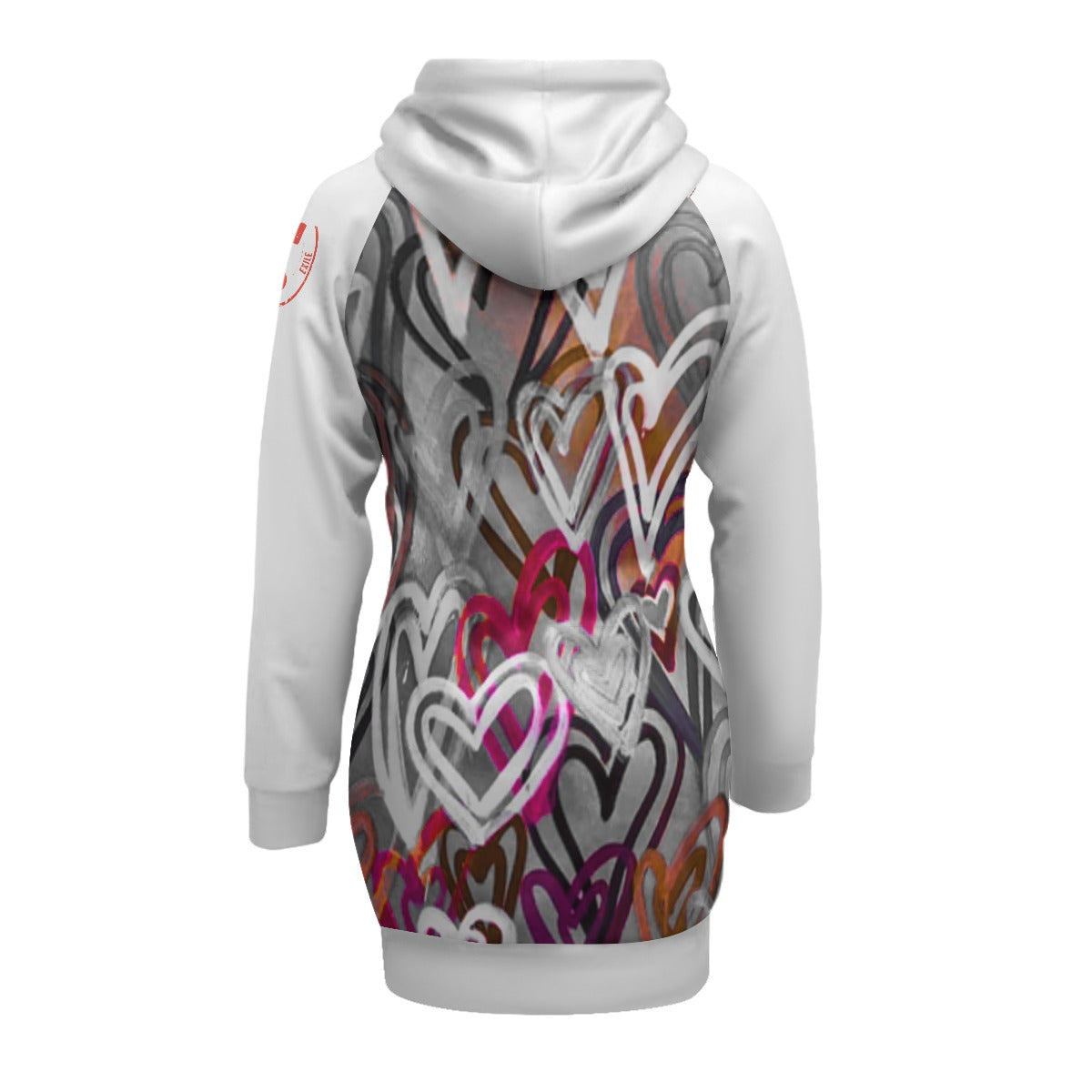 Urban Exile Raglan Sleeve Hoodie Dress